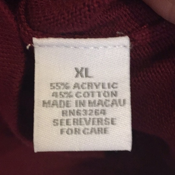 Dressbarn Burgundy Sweater - Picture 5 of 5